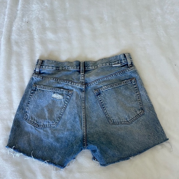 Boyish Blue Distressed Jean Shorts - Picture 6 of 11